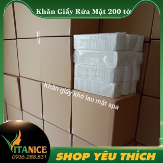 Khăn Giấy Rửa Mặt Hàng Cty 1 Cây 200 tờ