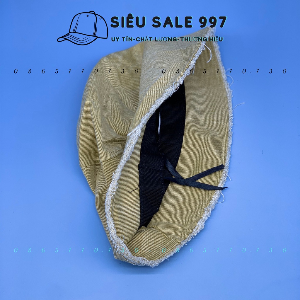 MŨ NỒI CỤP HÀNG NHẬP CHẤT JEAN RÁCH TUA VIỀN CAO CẤP PHONG CÁCH HÀN QUỐC