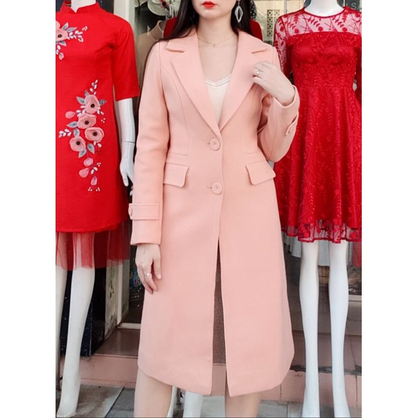 📣Áo măng tô dạ dáng eo hàng thiết kế ,sản xuất may kỹ ❤Chất dạ len ép mịn mướt ấm áp, lót lụa gió cùng tông.Ảnh thật❤