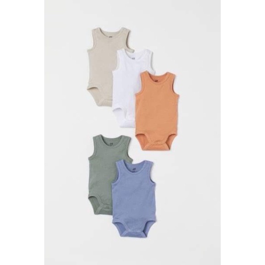 Set 5 body chip liền ba lỗ HM săn sale