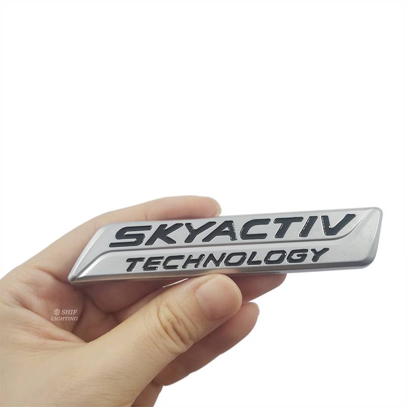 1 Miếng Dán Logo Công Nghệ Skyactiv Trang Trí Xe Hơi MAZDA Bằng ABS