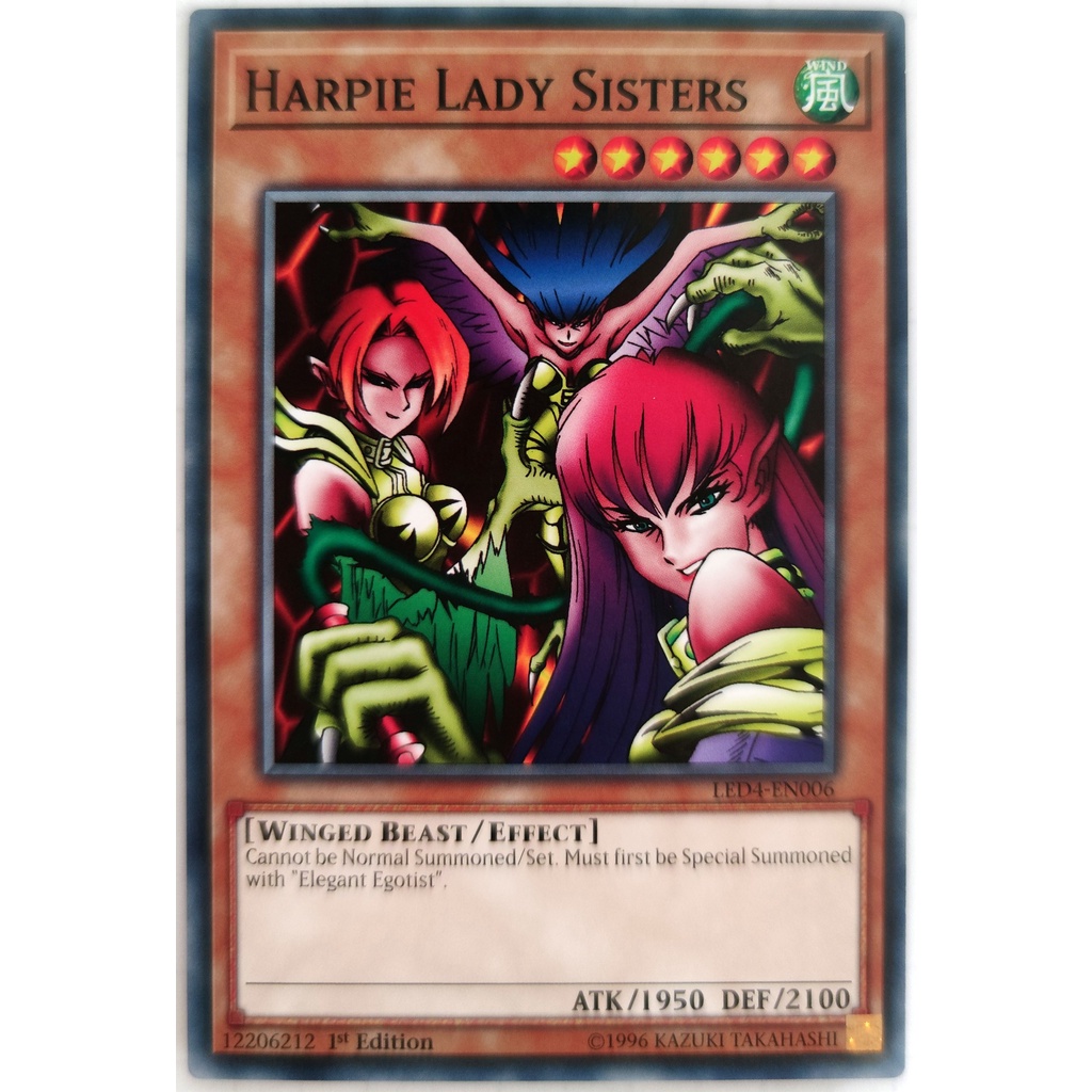 [Thẻ Yugioh] Harpie Lady Sisters |EN| Common (Duel Monsters)