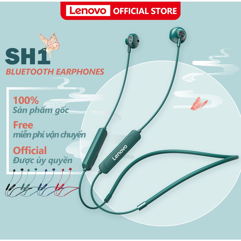 Tai nghe Bluetooth Lenovo SH1 thể thao Bluetooth 5.0 TWS không dây có micro và lượng pin dài IPX5 không thấm nước