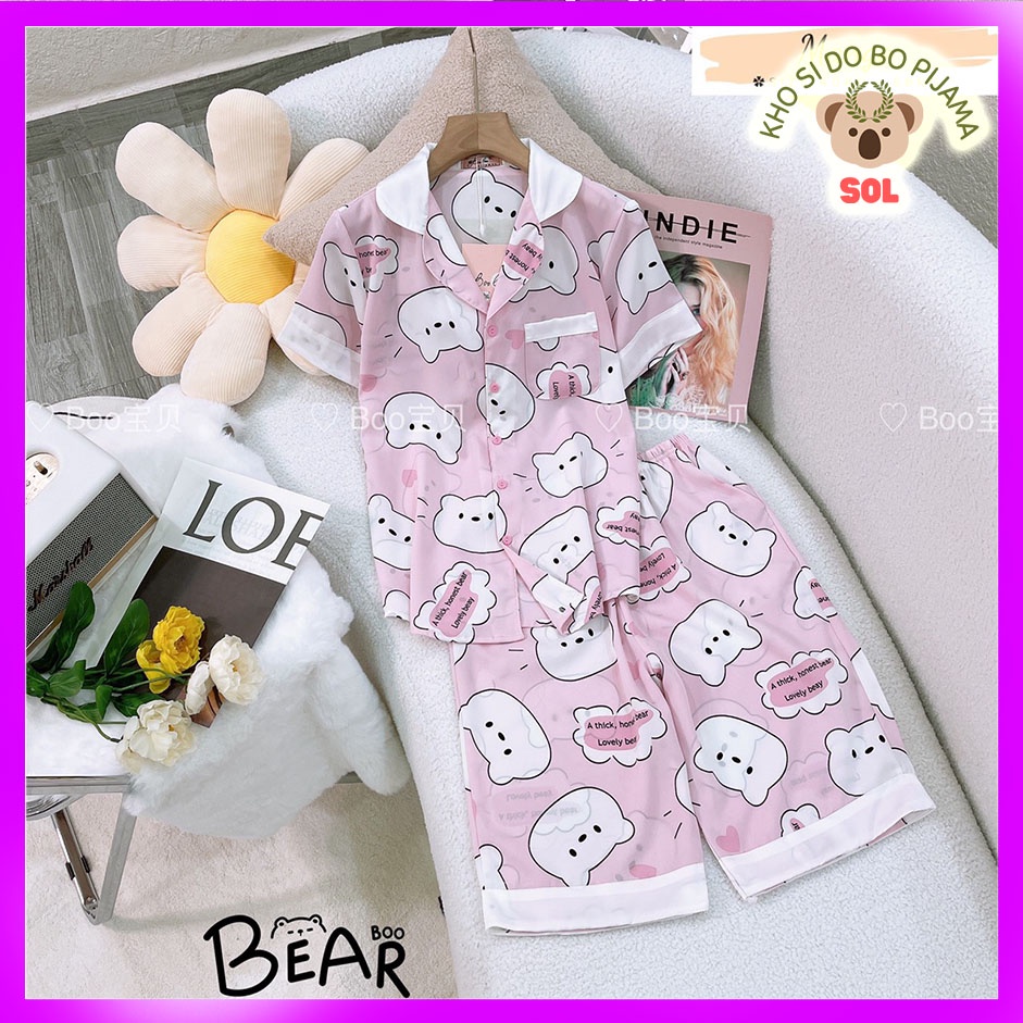 Đồ bộ pijama Mango Lửng - form 40-60kg