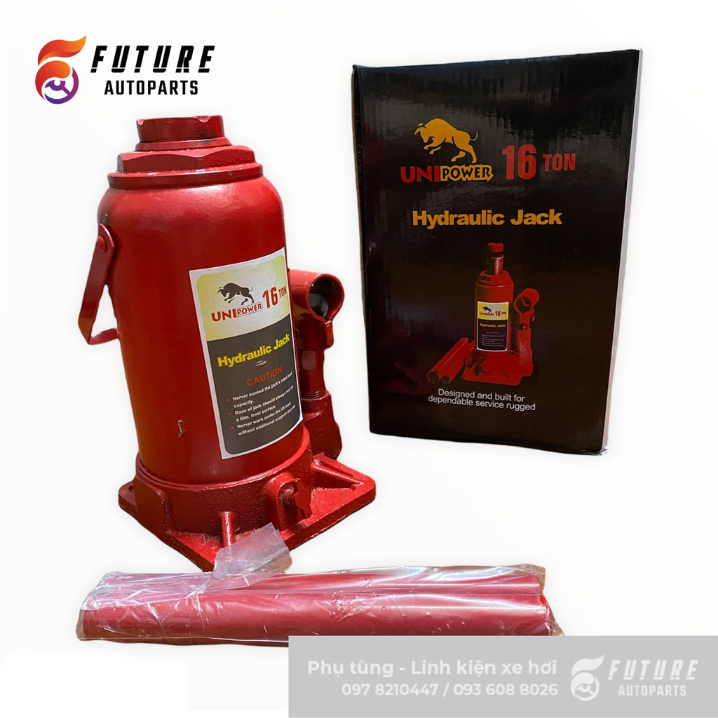 Bộ kích nâng gầm, con đội thuỷ lực loại 16 Tấn giúp nâng đỡ xe ô tô - Future Autoparts