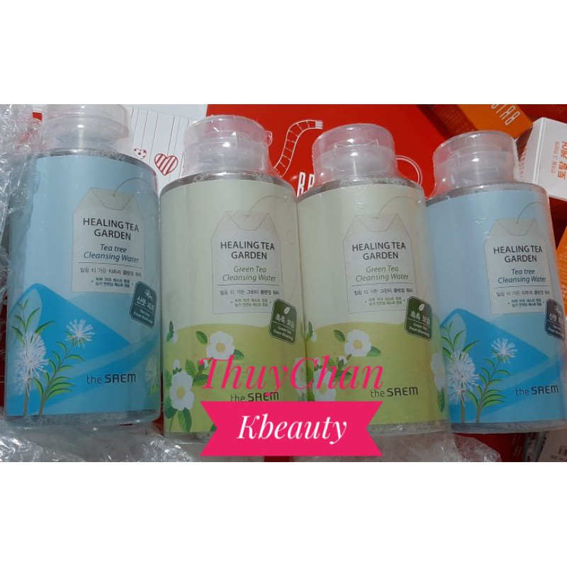 (300ml+500ml) Nước tẩy trang The Saem Healing Tea Garden