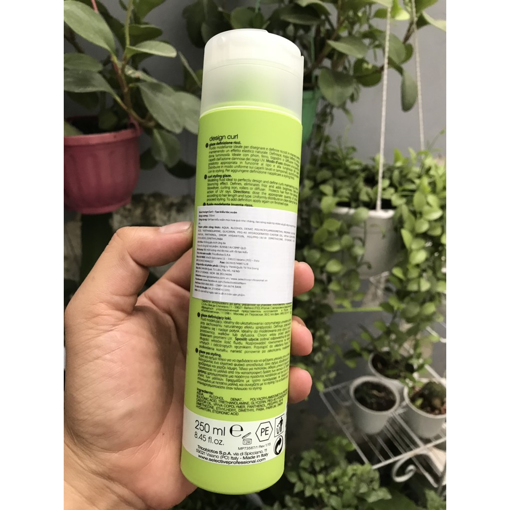 Gel tạo kiểu tóc xoăn Now Design Curl Selective 250ml