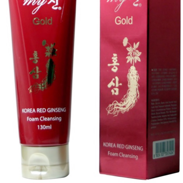 Sữa rửa mặt Nhân Sâm My gold