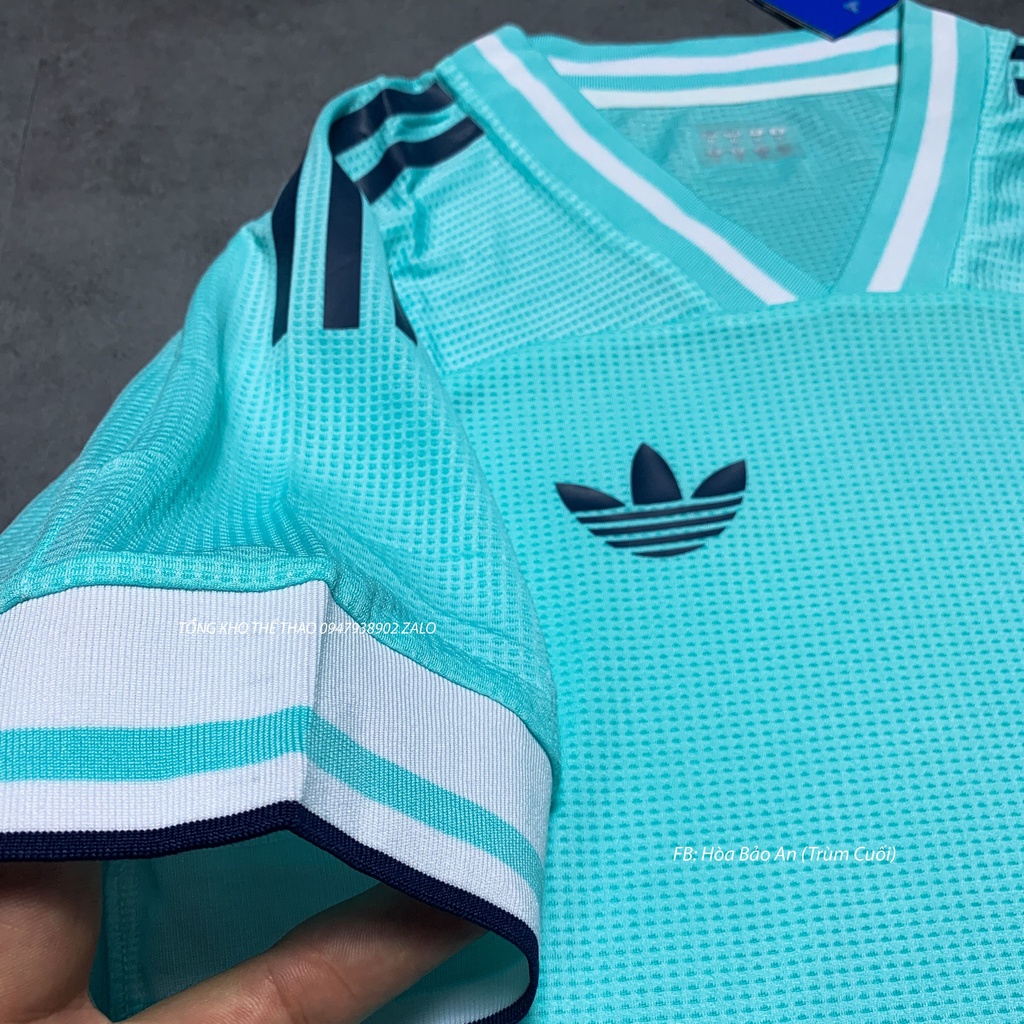 Bộ quần áo thể rthao ba lá màu xanh ngọc hàng cao cấp Thailand