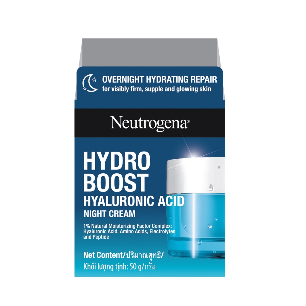 Kem dưỡng cấp ẩm ban đêm Neutrogena Hydro Boost Hyaluronic Acid Night Cream 50g