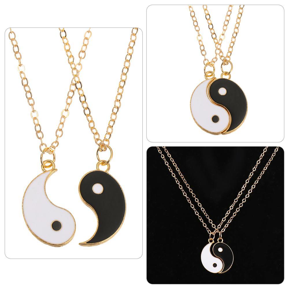 Dây Chuyền Tình Bạn Mặt Ghép Hình Trái Tim Dễ Thương