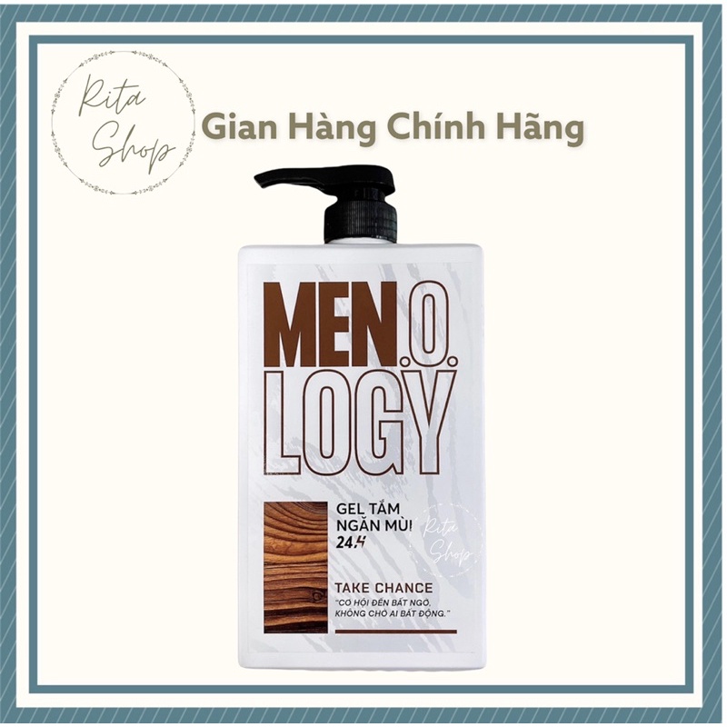 Gel tắm ngăn mùi 24h MEN.O.LOGY 630ml