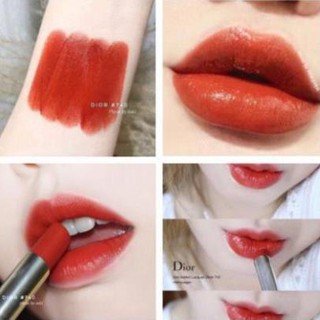 Son mini Dior Addict Lipstick Lacquer Stick Màu 740 club màu đỏ gạch