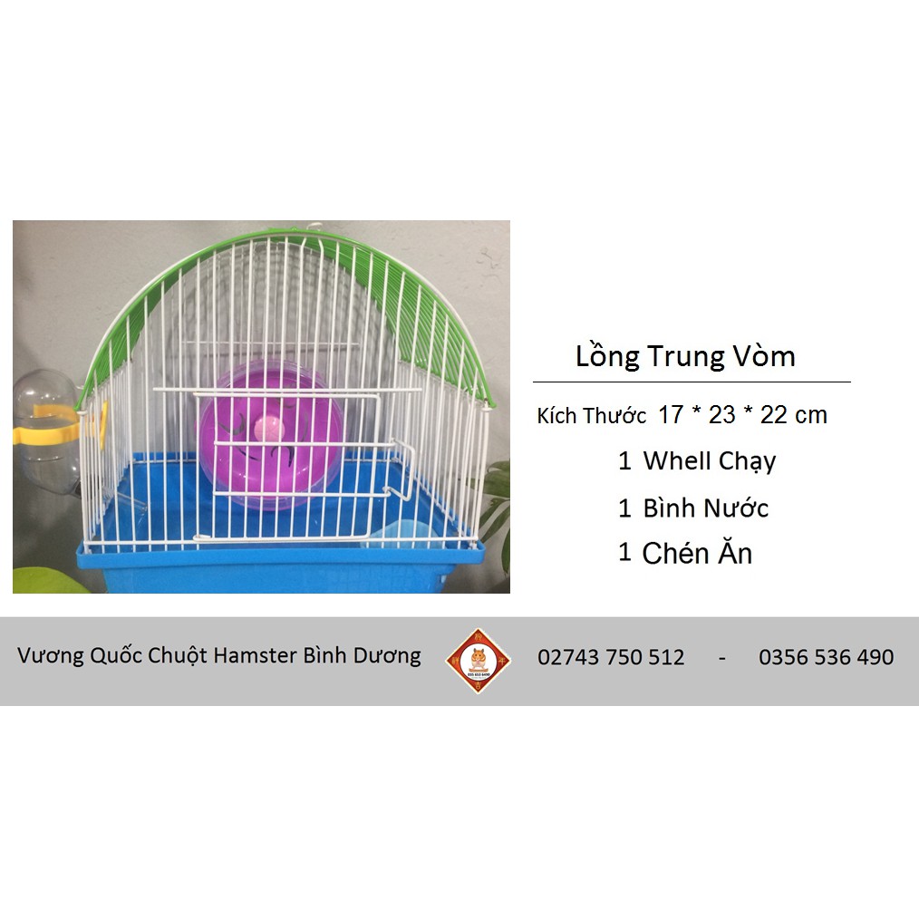 Lồng Chuột Hamster - Lồng Xách Tay Đơn Giản