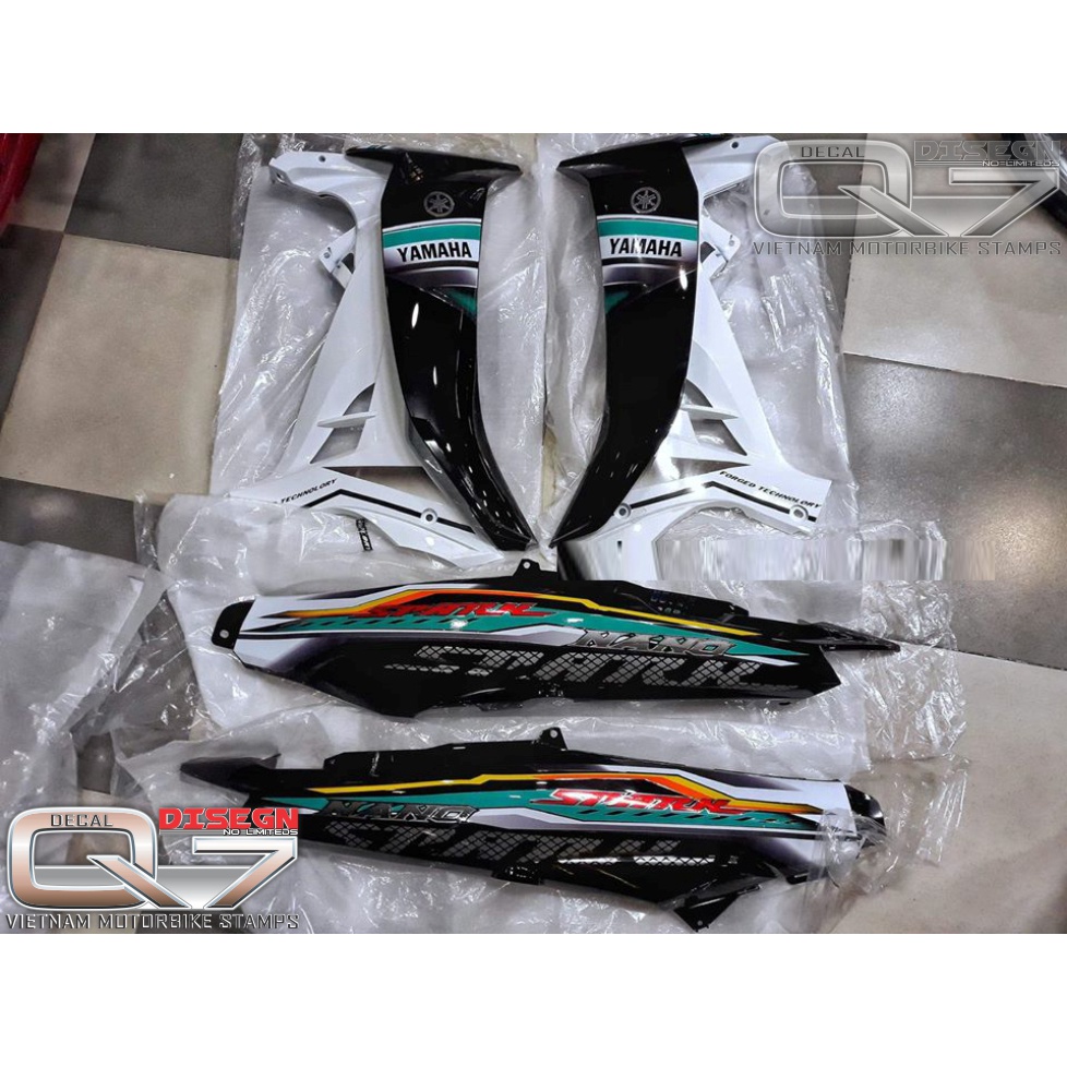 Tem Rời Sirius 110 SPARK BẠC ĐEN