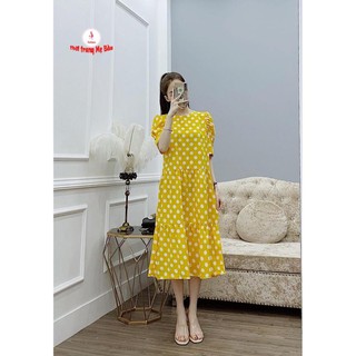 Váy Bầu Đẹp Chấm Bi ( ảnh thật) (shop Tatoco)