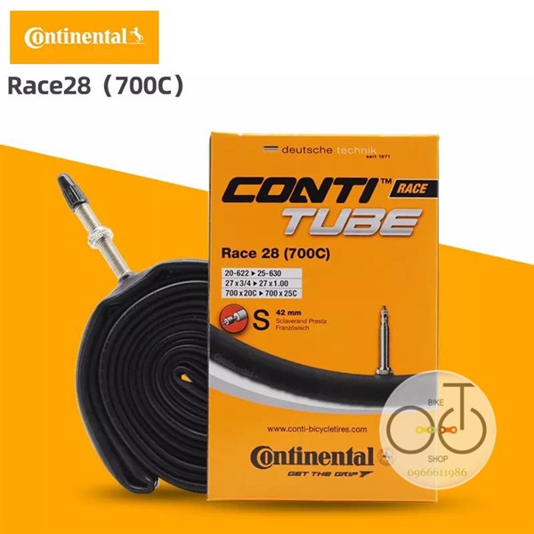 Ruột/ Săm xe đạp cao cấp chính hãng Continental Race 28