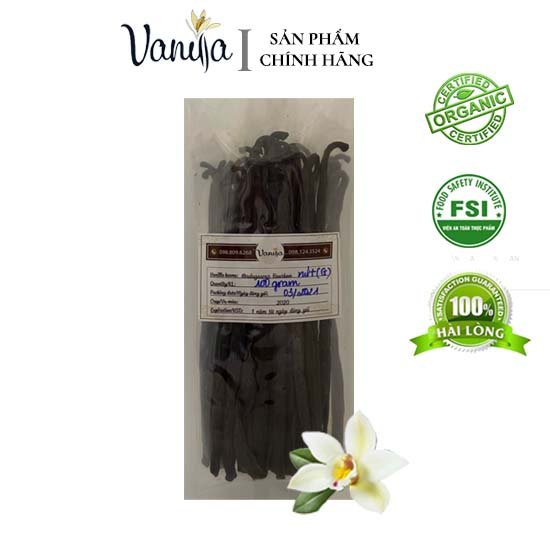 Quả Vanilla Madagascar Nứt Thượng Hạng