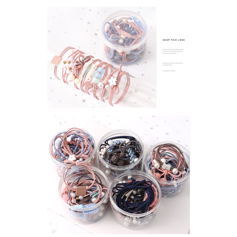 Hộp Cột Tóc Dễ Thương Cho Mẹ và Bé (24CT)