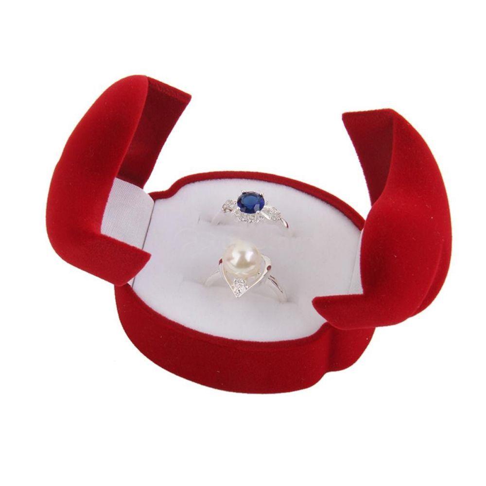 Hộp Nhung Đỏ Trưng Bày Trang Sức Thời Trang