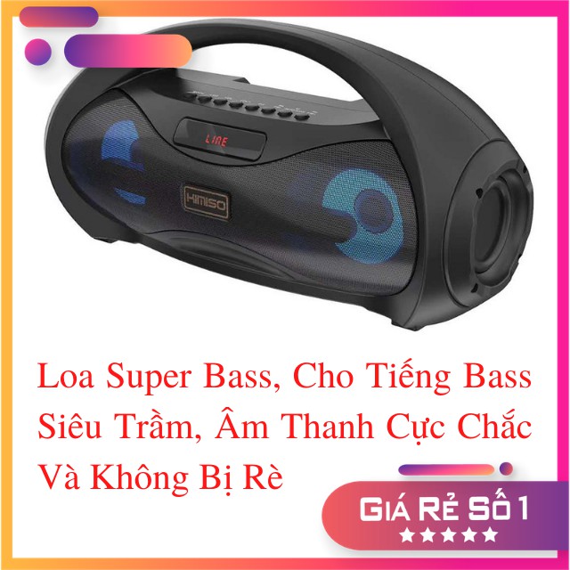 [ BH12 Tháng, Tặng Micro Hát Karaoke ] Loa Bluetooth KIMISO KM-S2BÁN CHẠY Loa Hát Karaoke Kết Nối Điện Thoại Máy Tính