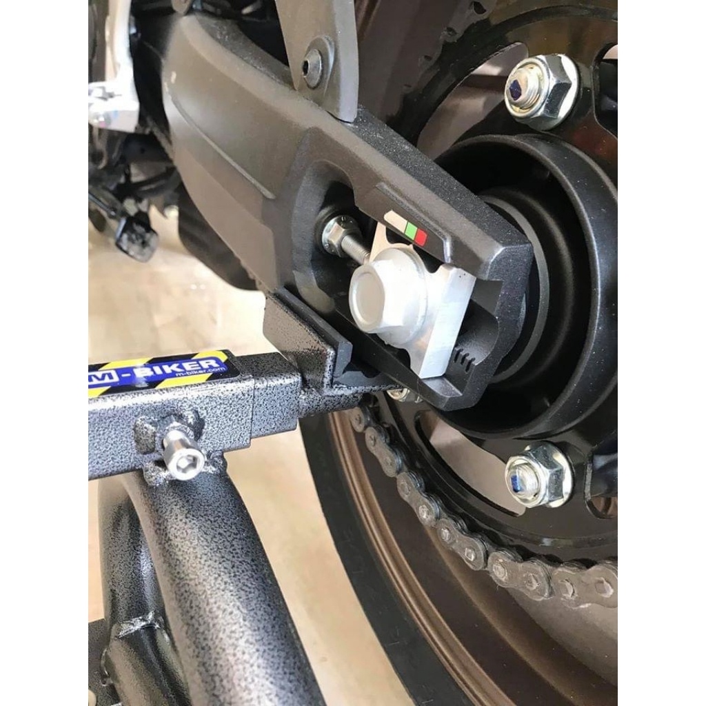 Ben nâng xe moto, pad nâng các loại U, L, pad ben nâng xe máy bánh trước Mbiker Hàng Chính Hãng