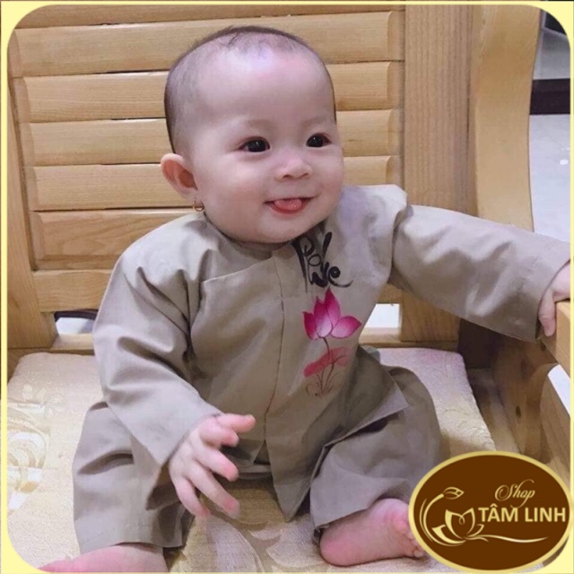 ĐỒ LAM CHO BÉ IU # Mẫu Bé Vạt Hò In Hoa Sen Giá Rẻ
