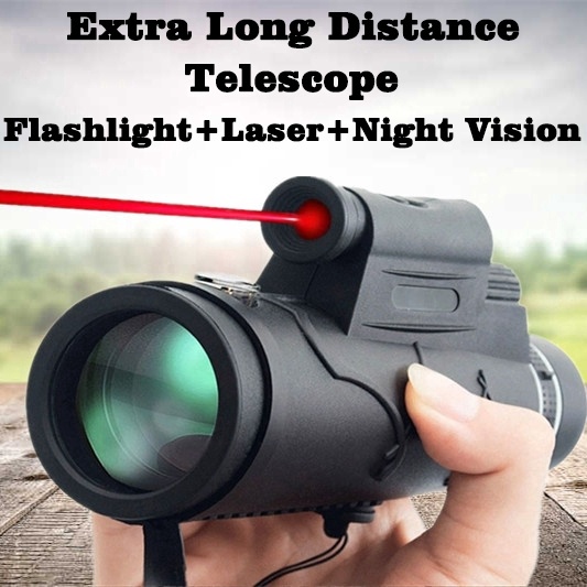 ۩☒♂Ống Nhòm 50x60 Tích Hợp Laser + Tia Hồng Ngoại Hỗ Trợ Tầm Nhìn Ban Đêm