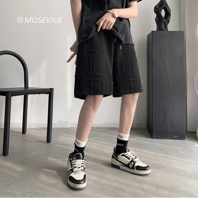 [M-3XL] Quần Short Thể Thao Nam Dáng Rộng Phong Cách Hàn Quốc Dễ Phối Đồ