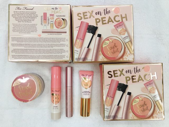 Tách set phấn phủ, mascara, kem lót Too Faced: Sex on the Peach | BigBuy360 - bigbuy360.vn