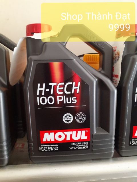 DẦU NHỚT MOTUL H-TECH 100 PLUS 5W30 SN PLUS dung tích 4 lít