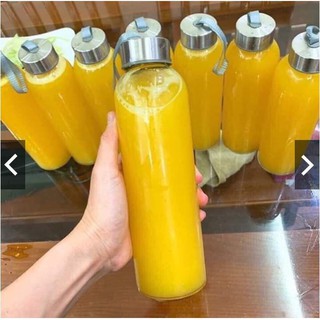 CHAI THỦY TINH NẮP Đậy 500ML.