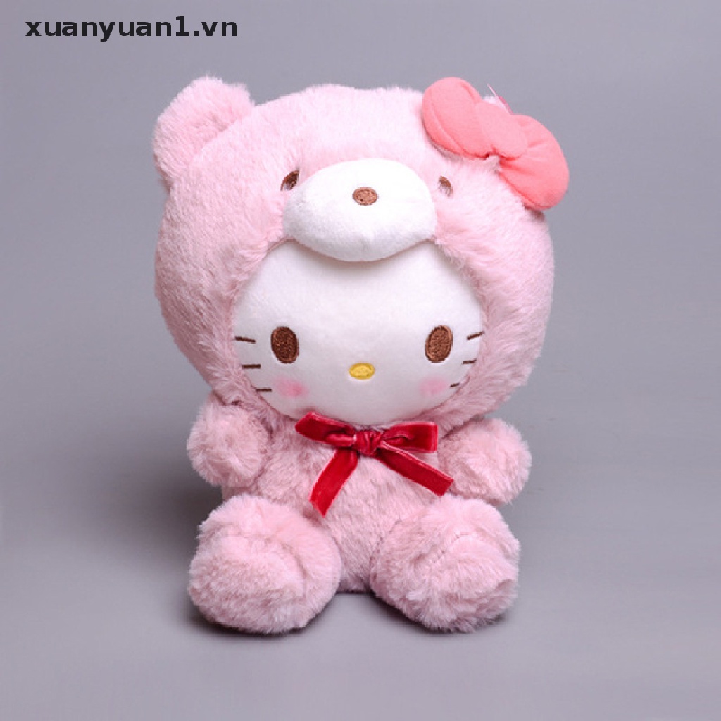Thú nhồi bông Kawaii Sanrio Kuromi 20cm nhân vật hoạt hình dùng làm quà tặng/đồ trang trí
