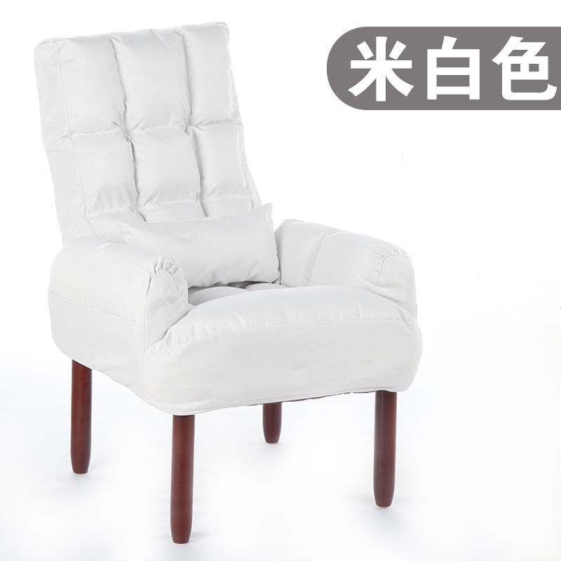 Ghế lười sofa đơn máy vi tính phòng khách vải lưới màu đỏ ngủ tatami cho con bú nghỉ trưa