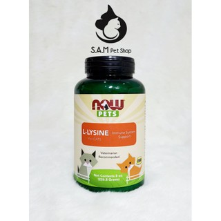 L-Lysine Now Pets tăng đề kháng phòng hô hấp cho Mèo