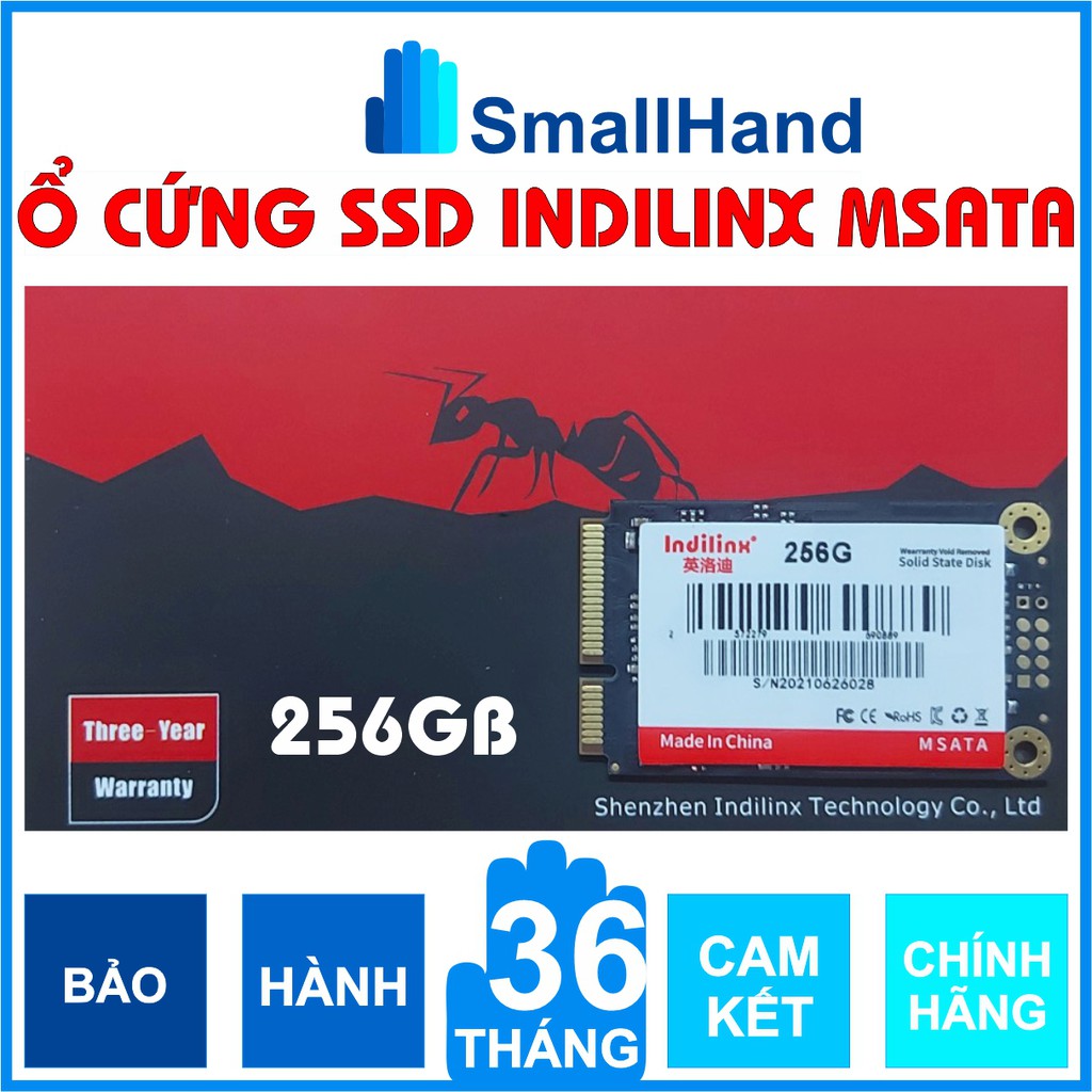 Ổ cứng SSD Msata Indilinx 256GB – CHÍNH HÃNG – Bảo hành 3 năm