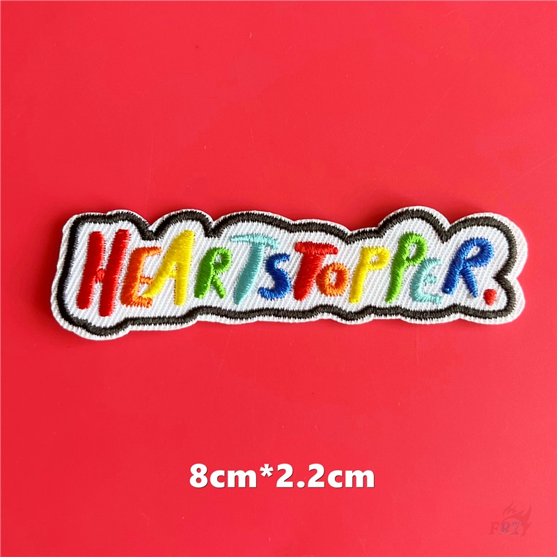 ♥ Sticker Ủi Thêu Hình Heartstopper - Sweet TV Drama ♥ 1 Sticker Ủi Thêu Hình Huy Hiệu