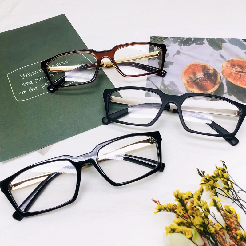 Mắt Kính Gọng Vuông Chống Ánh Sáng Xanh Thời Trang Phong Cách Cho Nam Và Nữ