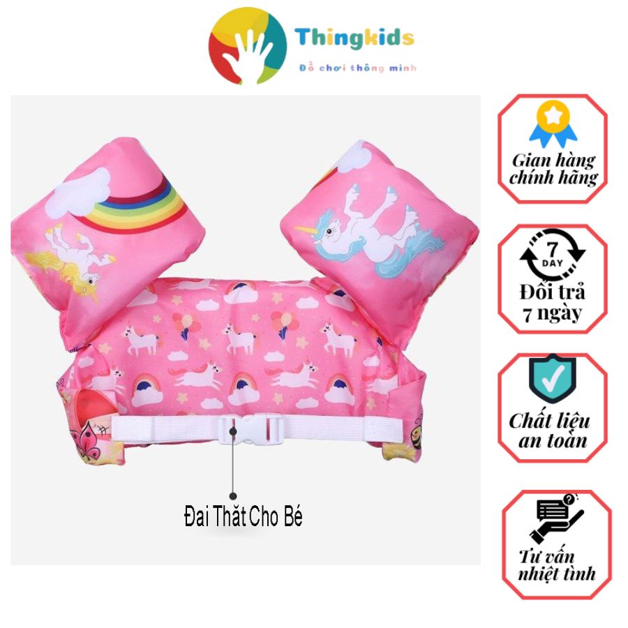 Phao bơi đỡ ngực kèm phao tay cho bé - Thingkids