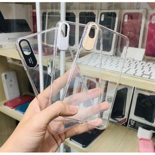 Ốp lưng cứng trong suốt bảo vệ camera totu cho iphone x/xs/xr/xs max