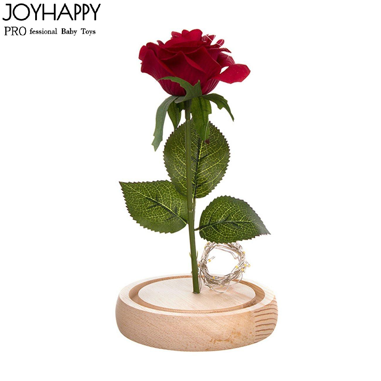 Party Wedding Valentine Gift Rose In Glass Dome Forever Rose Red Rose
