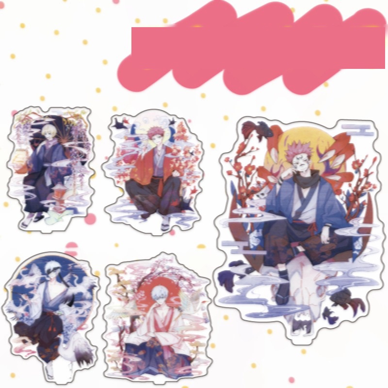 (CỔ PHONG) Standee Jujutsu Kaisen Chú thuật hồi chiến tượng acrylic anime mica chibi trưng bày