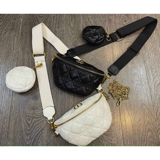 Set 2 Chi tiết túi bao tử đeo chéo CD