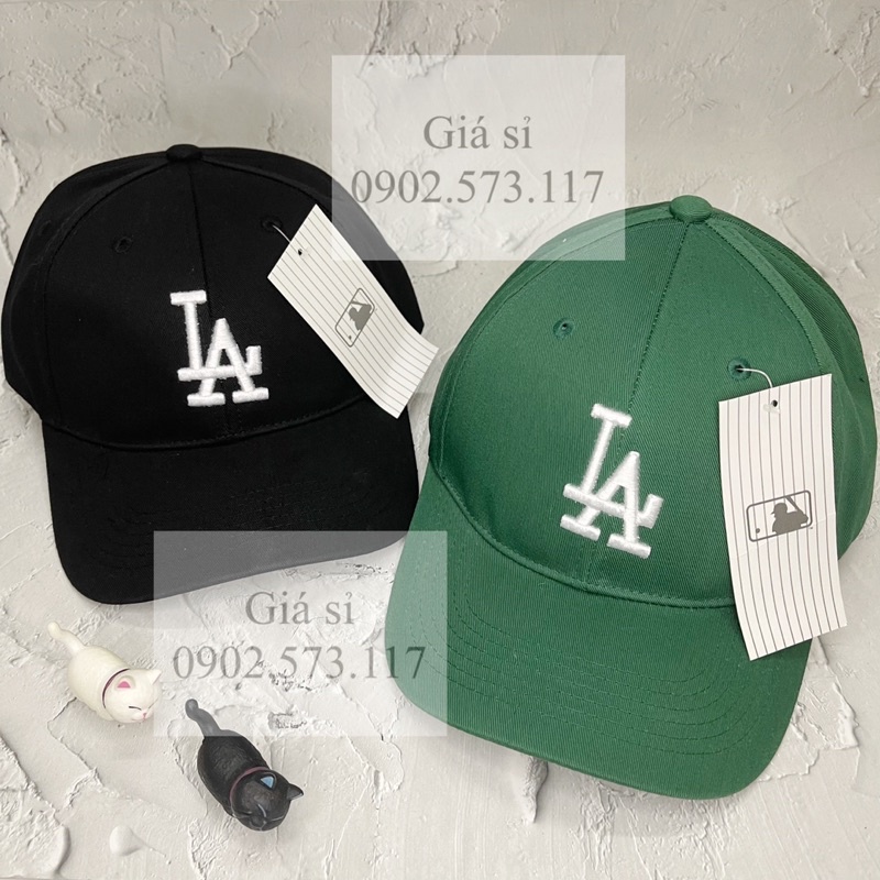 Nón kết lưỡi trai thêu L.A hot trend full tags thời trang nam nữ