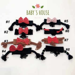 Băng đô tóc giả siêu cute cho bé