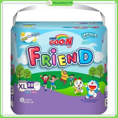 Tã/Bỉm quần Goon Friend S30 M27 L23 XL20 XXL16