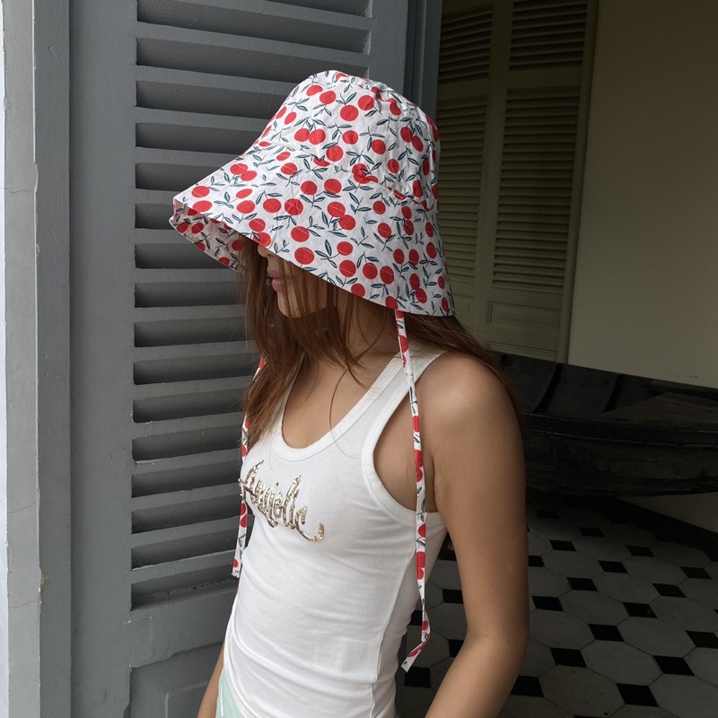 [142-145] Mũ hoa Honniee - Floral bucket