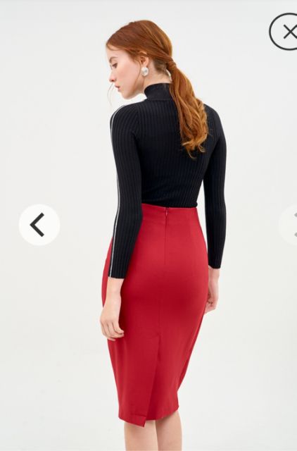 [ Mã WASTRUN4 giảm 10% tối đa 30K đơn 99K] M66-Chân váy bút chì đắp tà rời 2 cúc sang chảnh | BigBuy360 - bigbuy360.vn