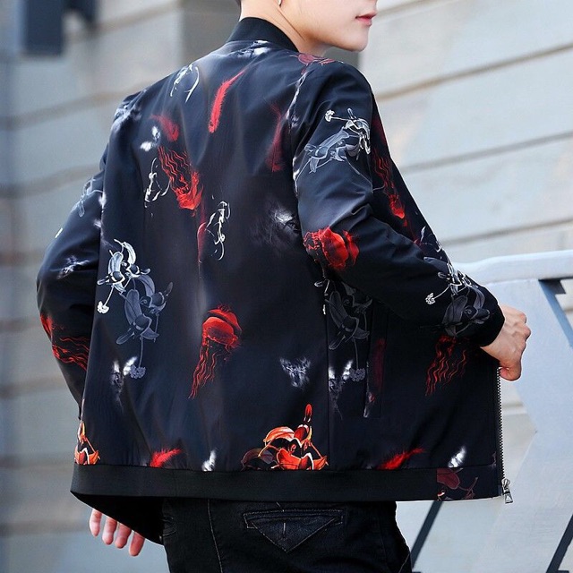 Áo khoác nam mùa xuân và mùa thu áo khoác nam trung niên và trẻ trung