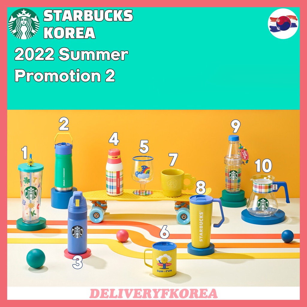 【Giảm giá 】Starbucks Hàn Quốc 2022 mùa hè Promotion 2